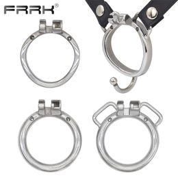 Beauty Items FRRK K01 K02 K03 K04 metalen piercienie op penis voor kuisheidskooi met beugels PU 40mm 45mm 50mm 55mm sexy zabawki sklep