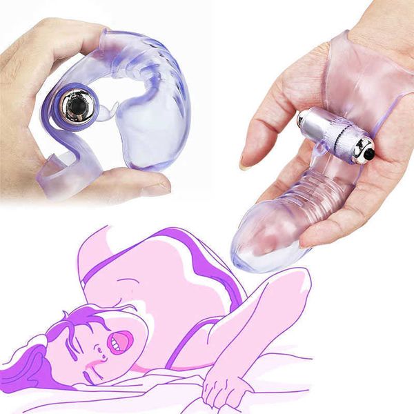 Artículos de belleza Punto G Vibrador Masajeador de dedos Estimulación del clítoris Juguetes eróticos sexy para mujer Hombres Parejas Consolador Masturbador femenino Vibradores