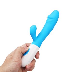 Articles de beauté G Spot vibrateur pour femmes double Vibration Silicone gode étanche femme vagin Clitoris masseur sexy jouets adulte