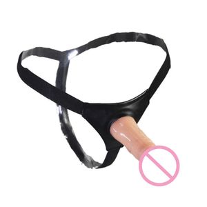 Schoonheid items harnas pant strap-on dildo siliconen pre-ejaculatie vagina plug holle masturbatie ondoorgrondelijke penis sexy speelgoed voor lesbisch