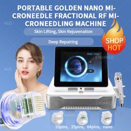 Articles de beauté CHAUDE Micro Aiguille Élimination Des Rides Rf Radio Fréquence Fractionnaire RF Microneedling Machine Portable