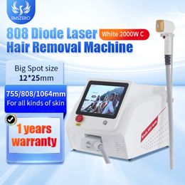 Beauty Items HOT Draagbare 808nm755nm1064nm Drie Golflengte Diode Laser Permanente Ontharing Koeling Pijnloze Laser Ontharing Machine