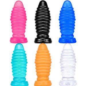 Schoonheidsartikelen enorme anale buttplug jelly dildo voor vrouwen