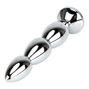 Beauty Items IKOKY Volwassen Product Metalen Anale Kralen Jewel Plug Lange Butt Big Size Prostaat Massage sexy Speelgoed voor Vrouwen en Mannen