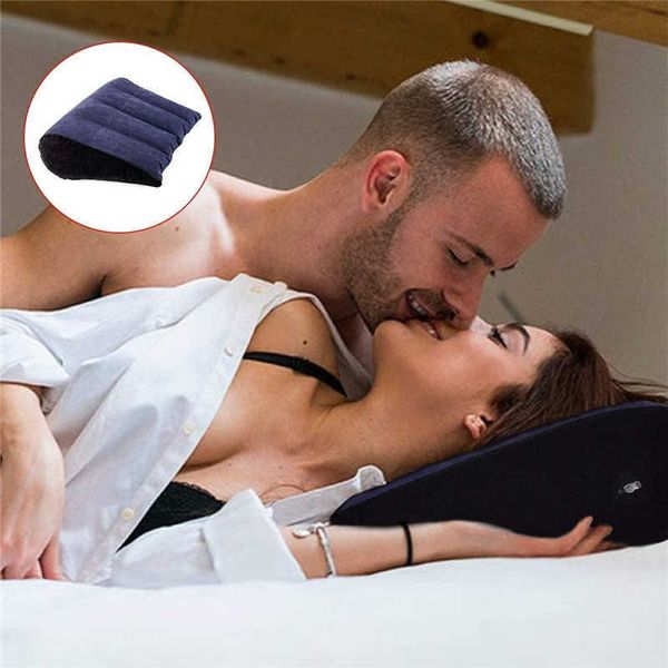 Artículos de belleza, almohada inflable para flocado sexy, cuña de ayuda para mujeres, muebles de cojín de posición, juegos eróticos para adultos, juguetes BDSM para parejas