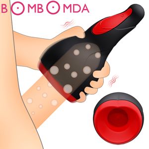 Beauty Items Kunstkut Vibrators voor Mannen Siliconen Automatische Deep Throat Zuigen Orale sexy Cup Volwassen Intieme Speelgoed Pijpbeurt Machine