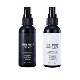 Artículos de belleza Acabado de rocío mate Rociador de fijación facial Control de aceite de larga duración Ilumina el agua Hidratante Hidratante natural Aerosol portátil