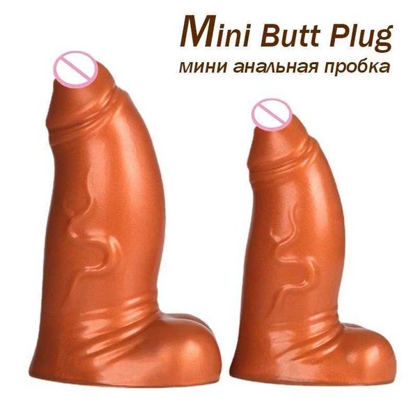 Objets de beauté mini anal plug silicone big fut dilator hommes massage prostate toys pour femmes vaginas masturbateur adulte érotique