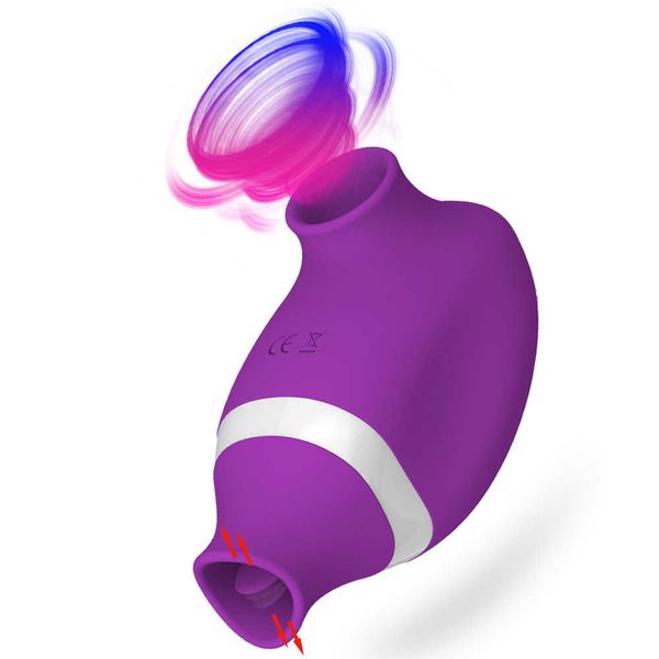 Artículos de belleza Mini vibrador de succión del clítoris para mujeres Clit Nipple Sucker Clitoris Estimulador de vacío Lengua oral Coño Lamiendo juguetes sexy Adultos