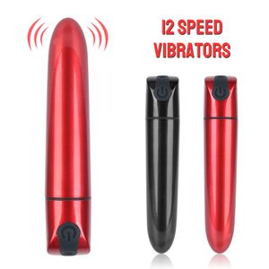 Schoonheid items mini krachtige 12 speed bullet vibrator vaginale g spot dildo waterdichte clitoris stimulator sexy speelgoed voor vrouw