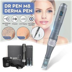 Articles de beauté esthétique moderne Dr Pen M8 sans fil Dermapen professionnel Microneedling thérapie aiguille glisser Nano Kit de soins de la peau Machine de beauté