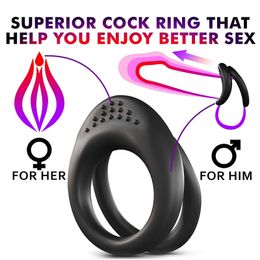 Articles de beauté Mskie opnienie wytrysku Cock Ring silikonowe moszny nosze piercienie na pénisa Dick powikszalnik Cockrings zabawki erotyczne dla mczyzn