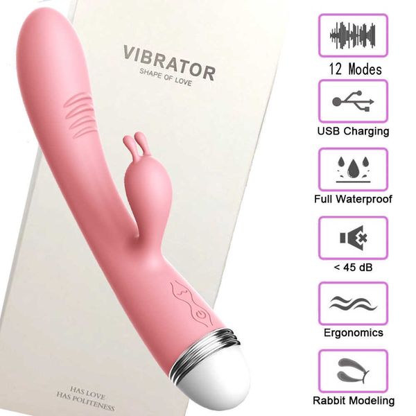 Articles de beauté Vibromasseur vaginal multi-vitesses point G pour stimuler les seins du clitoris Gode anal Jouets sexy pour hommes Produits pour adultes