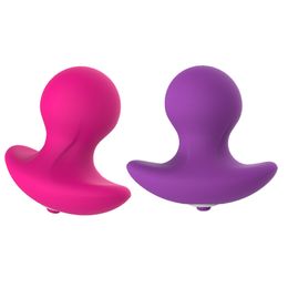 Artículos de belleza Niewidoczne porczne wibratory korki analne dorose zabawki erotyczne dla mczyzn kobiety wodoodporny masaer prostaty wibracyjne wtyczki sexy Shop