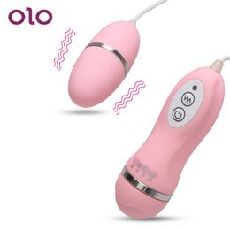 Schoonheidsartikelen olo 10 snelheden trillen ei-afstandsbediening kogel vibrator g-spot vagina massager sexy speelgoed voor vrouwen vrouwelijke masturbatie