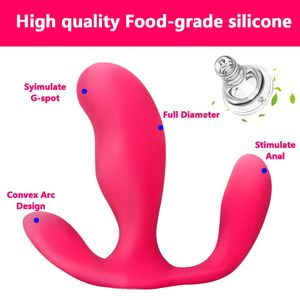 Beauty Items OLO 7 Speed G Spot Anus Stimuleren sexy Speelgoed voor Vrouwen Vagina Orgasme Afstandsbediening 3 in 1 Draagbare Slipje Vibrator Siliconen