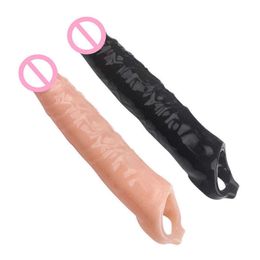 Schoonheidsartikelen Ouaso sexy speelgoed voor meid Dibei penis mouw siliconen poesje heren glazen mondstuk vibraky deksel vibrator case ring accessoires