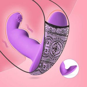 Articoli di bellezza Mutandine Dildo Vibratori per le donne Tasca a 10 velocità Massaggiatore vaginale invisibile Stimolazione del clitoride Vibratore del punto G Giocattoli sexy per le donne