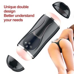 Articles de beauté PEIFU avion tasse jouets sexy pour hommes produits pour adultes dispositif de masturbation masculine poupée gonflable à double tête électrique