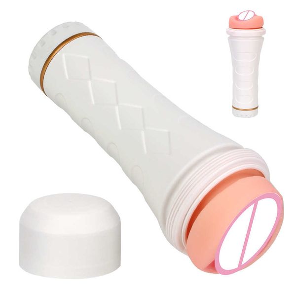 Articles de beauté Pompe à pénis Big Male Masturbation Cup Produits pour adultes sexyy Lampe de poche Forme Machine Vagin Real Pussy Jouets pour hommes