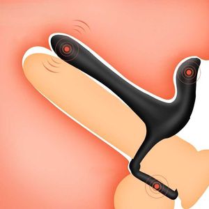 Articles de beauté Anneau de pénis Vibrateur Jouet Vaginal Stimulateur de point G Coq Aide à l'érection Retarder l'éjaculation Érotique Adulte Jouets sexy pour hommes