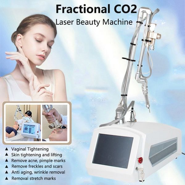 Articles de beauté Portable élimination des pigments lifting du visage élimination des cicatrices RF tube fractionné co2 laser machine de resurfaçage de la peau