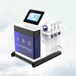 Articles de beauté Machine faciale de beauté sous vide d'eau de soins de la peau portable 5 en 1 Machine de levage de visage de dermabrasion de nettoyage en profondeur du visage à l'oxygène