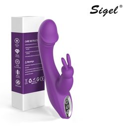 Articles de beauté Puissant 7 vitesses Big Rabbit Dildo Vibrator G Spot Clitoris Vaginal Stimulator sexy Toys pour Femmes Adultes Massage Masturbator 18