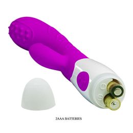 Artículos de belleza Pretty Love 7 modos de vibración con 3 funciones de ondulación G Spot Rabbit Vibrator AV Stick productos sexy Juguetes para mujer