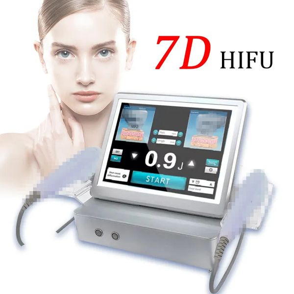 articles de beauté professionnel 7d hifu élimination du double menton puissant 7d 9d traitement hifu 12d remplacement films jaunes hifu machine faciale et corporelle