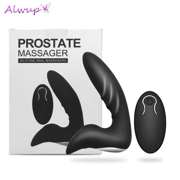 Articles de beauté masseur de prostate bout à bout plug anal gode vibrateur sans fil pour hommes stimulateur de clitoris de pénis vibrant jouets sexy femmes adultes