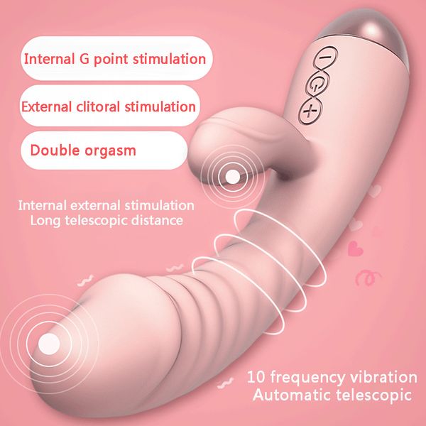 Artículos de belleza, vibrador de conejo para mujer, consolador de punto G, clítoris de silicona, juguete sexy femenino, masturbador, estimulador de clítoris Anal para pareja