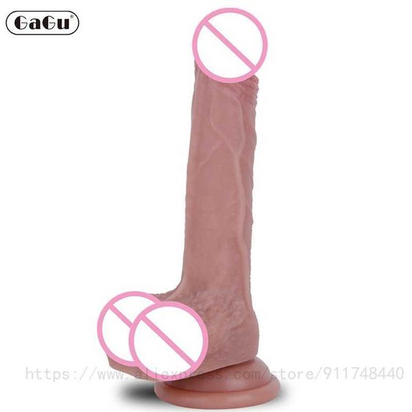 Artículos de belleza Dildo realista Pene Múltiples modelos Exterior suave y interior duro Hombre real para mujer Juguete sexy Adultos 18 Dropship