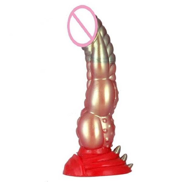 Articles de beauté Gode en silicone réaliste Point G vaginal avec ventouse Plug anal jouet sexy mains libres Énorme dragon femelle Jouets pour femmes