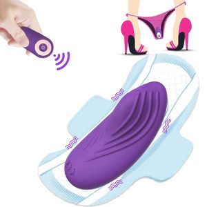 Schoonheidsartikelen Remote Control Vibrator vrouwelijke masturbatie onzichtbare vibrerende clit stimulator draagbaar panty sexy speelgoed voor vrouwen tepel massage