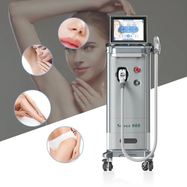 Artículos de belleza zafiro platino 808nm diodo láser depilación 808 Diodo depilación Facial salón de belleza máquina equipo para salón