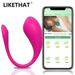 Articles de beauté jouets sexy vibrateur pour femmes Bluetooth porter oeuf vibrant sans fil APP contrôle balle vibrateurs boule vaginale stimulateur de clitoris