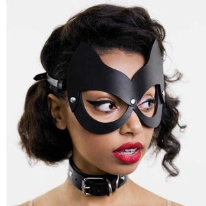 Articles de beauté jouet sexy masque en cuir fille Cosplay mascarade Halloween carnaval fête érotique s Bdsm Bondage jeux fétiche