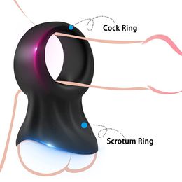 Articles de beauté Silikonowa nakadka na pénisa zabawki erotyczne dla mczyzn Cockring bielizna moszny nosze piercie dorosych Cock Ring maych przed