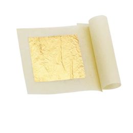 Articles de beauté Soins de la peau Absorbable Papier de masque en feuille d'or 24K