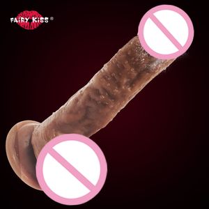 Beauty Items Zachte Realistische Ejaculerende Dildo Zuignap Dildio Mannelijke Kunstmatige Echte Penis Riem Op Nep Lul Faloimetor sexy Speelgoed Voor Vrouwen