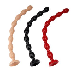 Beauty Items Zachte Rubberen Anale Plug Kralen Zeer Lang Orgasme Vagina Clit Ball Butt Toys Producten voor Volwassen Vrouwen Stimulator sexy Accessoires