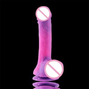 Articles de beauté Soft Woman Dildo Realistaliconcone Aspiration Pinis Sexyy SexyItoys Anal Toys Masturbators for Female Couples Women Men in Ass