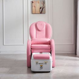 Artículos de belleza Silla de masaje de Spa para salón de uñas, máquina de pedicura, sofá cama, silla de pedicura con masaje de espalda