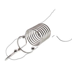 Artículos de belleza Anillo para el pene de acero inoxidable Uretra Plug Bead Prepukin Snap Metal Spring Cock Pareja herramienta de estimulación sexy Juguetes para hombres