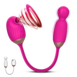 Artículos de belleza Vibrador de succión para mujeres G-Spot Clit Sucker Vibrating Bullet Clitoris Stimulator Dildo sexy Toys Shop Adultos Parejas