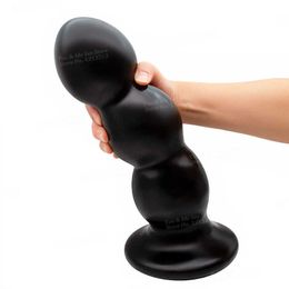 Artículos de belleza Súper Enorme Dildo Anal Butt Plug Ano Dilatador Expansor Masturbadores Pull Bead Gran Masajeador de Próstata Adultos juguetes sexy Para Mujeres Hombres