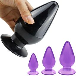 Articles de beauté Super énorme Plug Anal bout à bout gros jouets sexy pour femmes hommes Massage de la Prostate cul Uni produits dilatateur d'anus