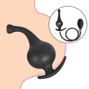 Beauty Items Super Enorme Opblaasbare Anale Plug/Dilatator/Expansie G-spot Stimulatie Prostaat Massage BDSM sexy Speelgoed Voor Mannen Vrouwen Homo Lesbisch