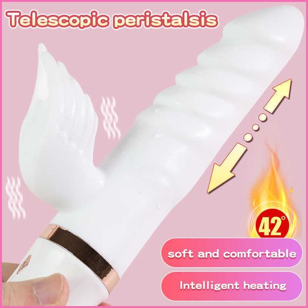 Articles de beauté Telescopische Dildo Vibrator Automatische Up Down Massager G-Spot Stak Intrekbare Kut Speelgoed Adult sexy Toys Machine Voor